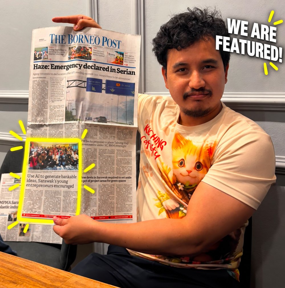 Saiyan featured in The Borneo Post: 'Use AI to generate bankable ideas, Sarawak's young entrepreneurs encouraged'